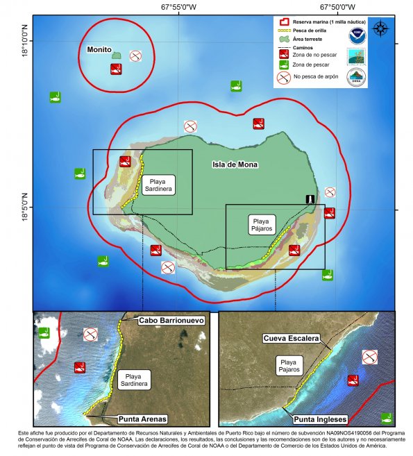 map of Mona